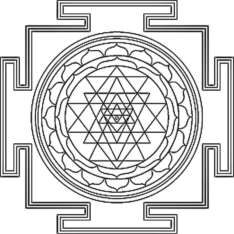 Символ Сахасрара чакры, Шри Янтра
